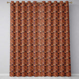 Boho Ceramic Pots and Plants Seamless Pattern Warm Earthy Decor  Readymade Eyelet Ring Top Thermal 100% Blackout Curtains