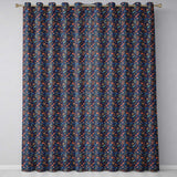 Colorful Coral Reef Fish Seamless Pattern Ocean Marine Life Design  Readymade Eyelet Ring Top Thermal 100% Blackout Curtains
