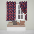 Bright Multicolor Fireworks Seamless Pattern Night Sky Celebration Design  Readymade Eyelet Ring Top Thermal 100% Blackout Curtains