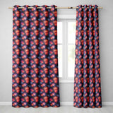 Bright Multicolor Fireworks Seamless Pattern Night Sky Celebration Design  Readymade Eyelet Ring Top Thermal 100% Blackout Curtains