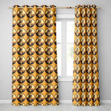 Cheetah Portrait Sunset Safari Seamless Pattern Wildlife Nature Design  Readymade Eyelet Ring Top Thermal 100% Blackout Curtains