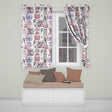 Cute Kawaii Baking Cake Mixer Grey Seamless Pattern  Readymade Eyelet Ring Top Thermal 100% Blackout Curtains