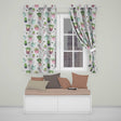 Cute Kawaii Garden Tools Plants Bees Cream Background Seamless Pattern  Readymade Eyelet Ring Top Thermal 100% Blackout Curtains