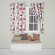 Kawaii Dessert and Donuts with Strawberry on Cream Background Seamless Pattern  Readymade Eyelet Ring Top Thermal 100% Blackout Curtains