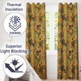 Soft Neutral Abstract Circle Mosaic Organic Shapes Seamless Pattern Design  Readymade Eyelet Ring Top Thermal 100% Blackout Curtains