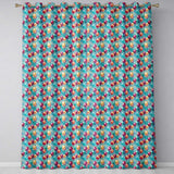 Vibrant Painted Balloon Cluster Seamless Pattern Festive Background Design  Readymade Eyelet Ring Top Thermal 100% Blackout Curtains