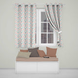 Confetti Balloon Party Seamless Pattern Light Celebration Background Design  Readymade Eyelet Ring Top Thermal 100% Blackout Curtains