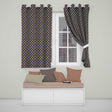 Dark Navy Gold Botanical Floral Luxury Seamless Pattern  Readymade Eyelet Ring Top Thermal 100% Blackout Curtains