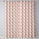 Shabby Chic Purple Damask Fleur De Lis Pattern Distressed Vintage Style  Readymade Eyelet Ring Top Thermal 100% Blackout Curtains