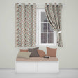 Woodland Red Toadstool Mushroom Botanical Seamless Pattern  Readymade Eyelet Ring Top Thermal 100% Blackout Curtains