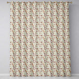 Autumn Woodland Mushroom Leaves Botanical Seamless Pattern  Readymade Eyelet Ring Top Thermal 100% Blackout Curtains