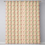 Shabby Chic Floral Bow Pattern with Roses in Pastel Pink Seamless  Readymade Eyelet Ring Top Thermal 100% Blackout Curtains
