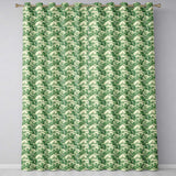 Traditional Green Toile Woodland Estate Scenic Nature Seamless Pattern  Readymade Eyelet Ring Top Thermal 100% Blackout Curtains