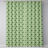 Elegant Garden Estate with Statues Scenic Toile Seamless Pattern  Readymade Eyelet Ring Top Thermal 100% Blackout Curtains