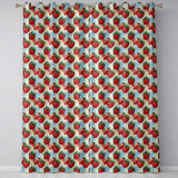 Grunge Strawberry Drip Urban Art Seamless Pattern  Readymade Eyelet Ring Top Thermal 100% Blackout Curtains