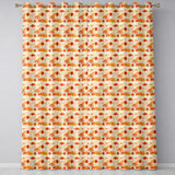 Soft Autumn Trees in Misty Landscape Seamless Pattern  Readymade Eyelet Ring Top Thermal 100% Blackout Curtains