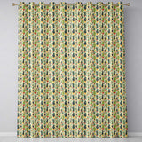Whimsical Mixed Cactus and Succulent Illustration Seamless Pattern  Readymade Eyelet Ring Top Thermal 100% Blackout Curtains
