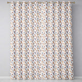 Cute Watercolor Puppy Dogs on White Background Seamless Pattern  Readymade Eyelet Ring Top Thermal 100% Blackout Curtains