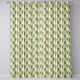 Vintage Snake Plant Pots with Soft Striped Background Seamless Pattern  Readymade Eyelet Ring Top Thermal 100% Blackout Curtains