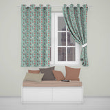 Whimsical Lighthouse Cloud Sky Seamless Pattern Nautical Coastal Scene  Readymade Eyelet Ring Top Thermal 100% Blackout Curtains
