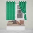 Rich Emerald Paisley Vintage Bandana Seamless Pattern  Design  Readymade Eyelet Ring Top Thermal 100% Blackout Curtains