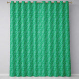 Rich Emerald Paisley Vintage Bandana Seamless Pattern  Design  Readymade Eyelet Ring Top Thermal 100% Blackout Curtains