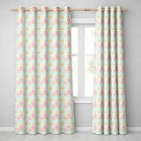 Delicate Pastel Floral Tile  Garden Seamless Pattern  Readymade Eyelet Ring Top Thermal 100% Blackout Curtains