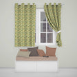 Classic Avocado Vintage Illustration Seamless Pattern  Readymade Eyelet Ring Top Thermal 100% Blackout Curtains