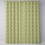 Classic Avocado Vintage Illustration Seamless Pattern  Readymade Eyelet Ring Top Thermal 100% Blackout Curtains