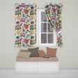 Hippie Van Camera Guitar Floral Travel Cream Background Seamless Pattern  Readymade Eyelet Ring Top Thermal 100% Blackout Curtains