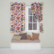 Hippie Van  Guitar Floral Travel Light Pink Background Seamless Pattern  Readymade Eyelet Ring Top Thermal 100% Blackout Curtains