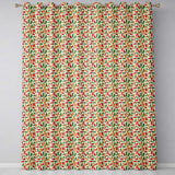 Vintage Mixed Pepper Seamless Pattern Red Orange Green Rustic Food  Readymade Eyelet Ring Top Thermal 100% Blackout Curtains