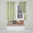 Soft Green Watercolor Abstract Texture Seamless Pattern Artistic  Readymade Eyelet Ring Top Thermal 100% Blackout Curtains