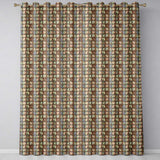 Distressed Metal Panel Grid Seamless Pattern Vintage Industrial Texture  Readymade Eyelet Ring Top Thermal 100% Blackout Curtains