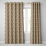 Distressed Metal Panel Grid Seamless Pattern Vintage Industrial Texture  Readymade Eyelet Ring Top Thermal 100% Blackout Curtains