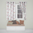 Watercolor Baseball Balls on Soft Beige Background Seamless Pattern  Readymade Eyelet Ring Top Thermal 100% Blackout Curtains