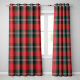 Bright Red Green Scottish Tartan Plaid  Texture Seamless Pattern  Readymade Eyelet Ring Top Thermal 100% Blackout Curtains