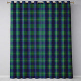Blue Green Gold Traditional Tartan Plaid Seamless Pattern  Readymade Eyelet Ring Top Thermal 100% Blackout Curtains
