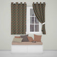 Vibrant Paisley Floral Swirl Pattern Rich Ornamental Textile Design  Readymade Eyelet Ring Top Thermal 100% Blackout Curtains