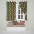 Bright Macaw Parrot Tropical Floral Seamless Pattern Exotic Jungle Textile  Readymade Eyelet Ring Top Thermal 100% Blackout Curtains
