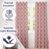 Elegant Blush Marble Swirl Seamless Pattern Gentle Fluid Abstract Art  Readymade Eyelet Ring Top Thermal 100% Blackout Curtains