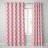 Elegant Blush Marble Swirl Seamless Pattern Gentle Fluid Abstract Art  Readymade Eyelet Ring Top Thermal 100% Blackout Curtains