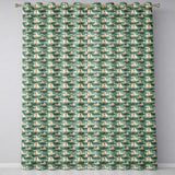 Charming Sailboats Floral Sea Seamless Pattern Whimsical Coastal Design  Readymade Eyelet Ring Top Thermal 100% Blackout Curtains
