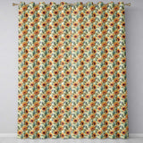 Watercolour Sunflower Floral Seamless Pattern Soft Botanical Garden Design  Readymade Eyelet Ring Top Thermal 100% Blackout Curtains