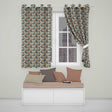 Colorful Retro Cars Autumn Leaves Pattern Seamless  Readymade Eyelet Ring Top Thermal 100% Blackout Curtains
