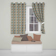 Mid Century Classic Cars Scenic Pattern Seamless  Readymade Eyelet Ring Top Thermal 100% Blackout Curtains