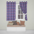 Pink Blue Fantasy Night Clouds Sky Seamless Pattern  Readymade Eyelet Ring Top Thermal 100% Blackout Curtains