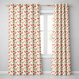 Watercolor Watermelon Slices with Green Leaves Seamless Pattern  Readymade Eyelet Ring Top Thermal 100% Blackout Curtains