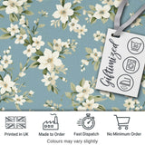 Soft White Floral Blossom Vintage Style Thoughtful Gift Idea Lovely  Digital Print Material by the Metre UK Sewing Quilting Textile