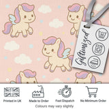 Cute Pegasus Unicorn Cartoon Animal Pattern Charming  Decor  Digital Print Material by the Metre UK Sewing Quilting Textile